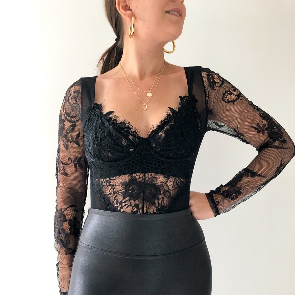 Black Lace bodysuit